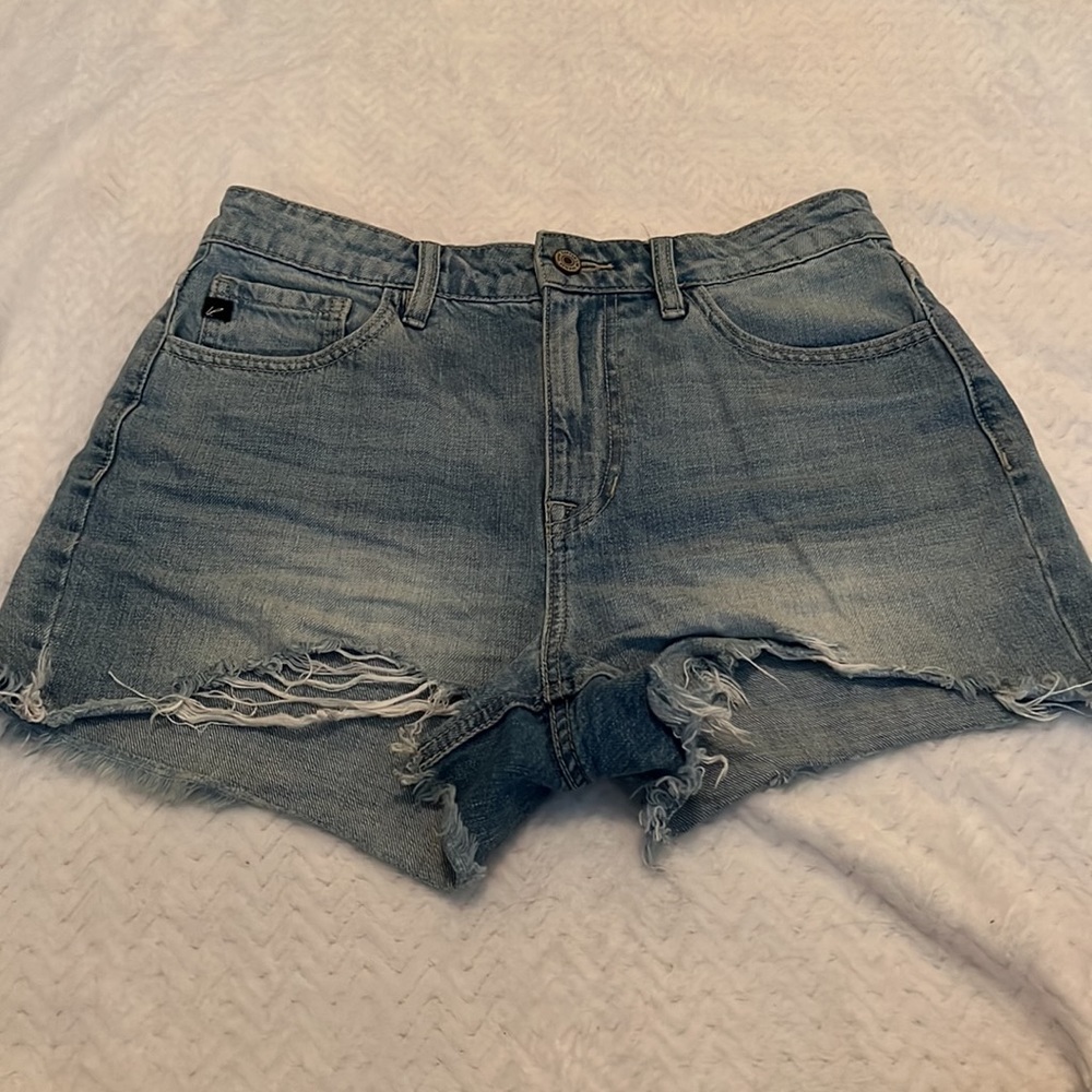 Kancan Distressed Jean Shorts size 7